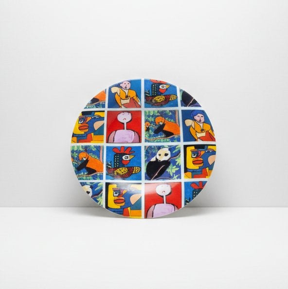 Schoonhoven Keramiek Koektrommel Reinaerde Kunstwerk,90s, Keramiek, Overige typen, Ophalen of Verzenden, Zo goed als nieuw
