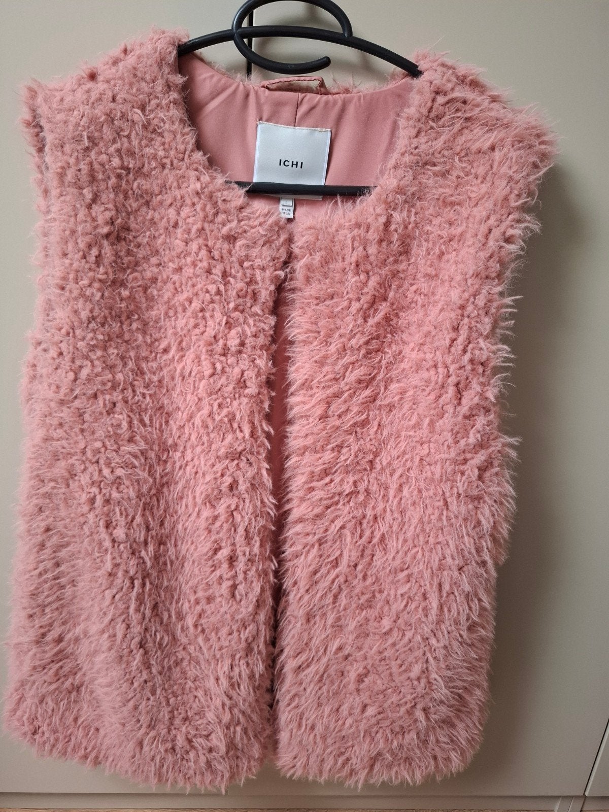 Roze ICHI teddy gilet maat L, ICHI, Maat 42/44 (L), Ophalen of Verzenden, Zo goed als nieuw