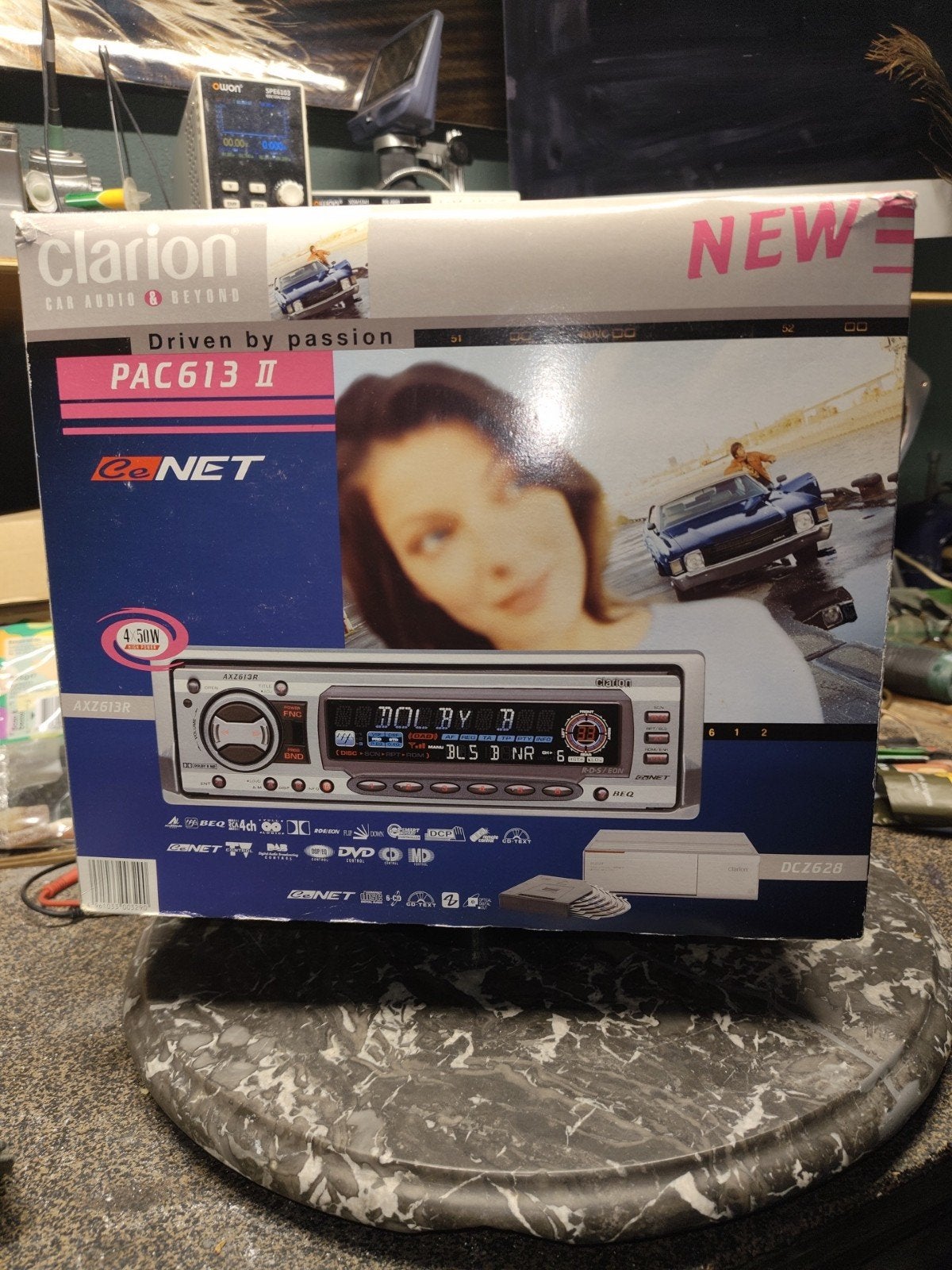 *Clarion PAC613 II*Autoradio*met*CD*wisselaar*Nieuw*90s*, Ophalen of Verzenden, Nieuw