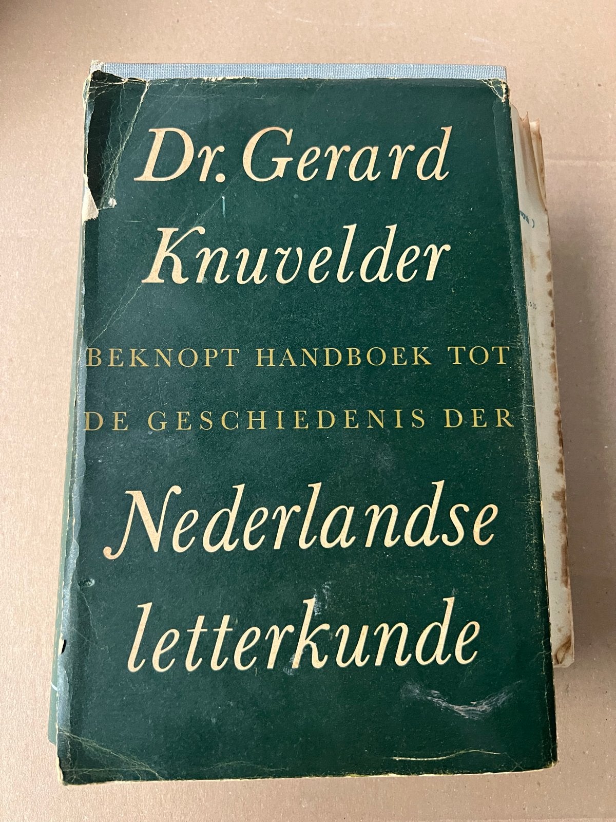 Beknopt Handboek Geschiedenis Nederlandse Letterkunde, Boeken, Ophalen of Verzenden, Gelezen, Nederland