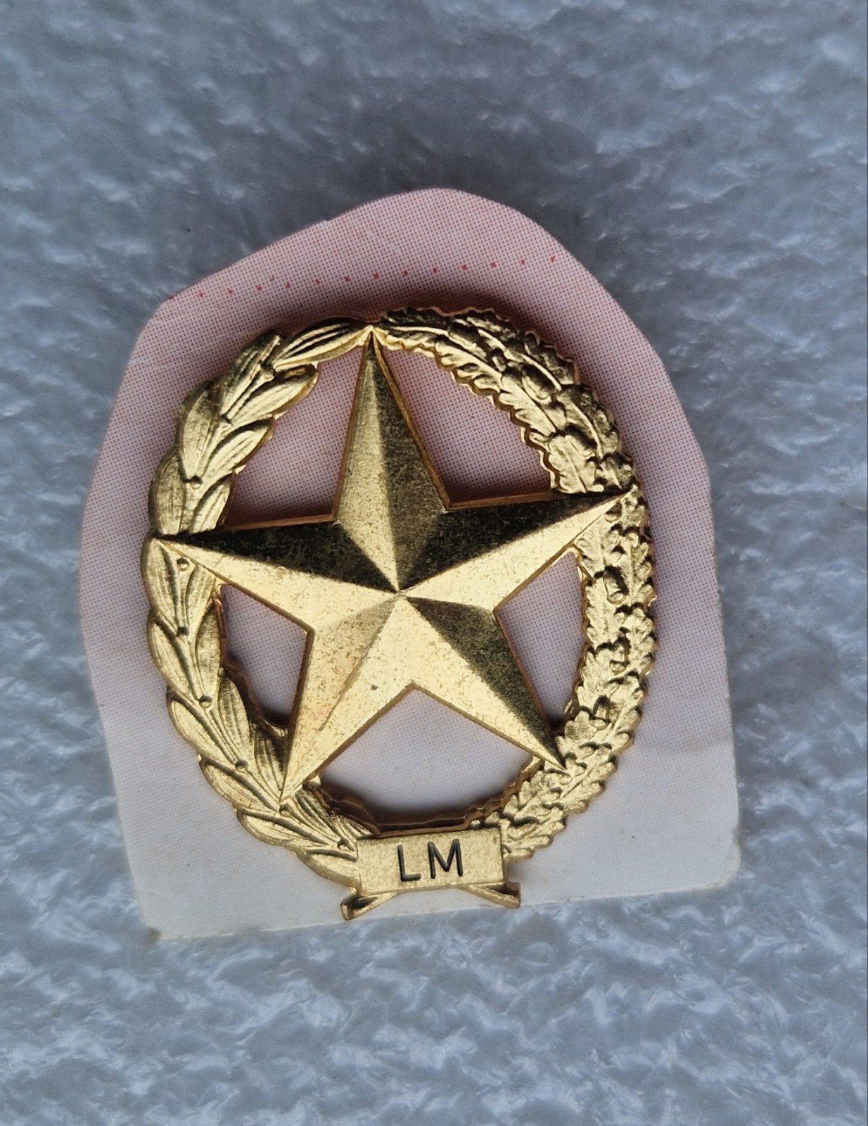 Borst embleem LM, Ophalen of Verzenden, Landmacht, Nederland, Embleem of Badge