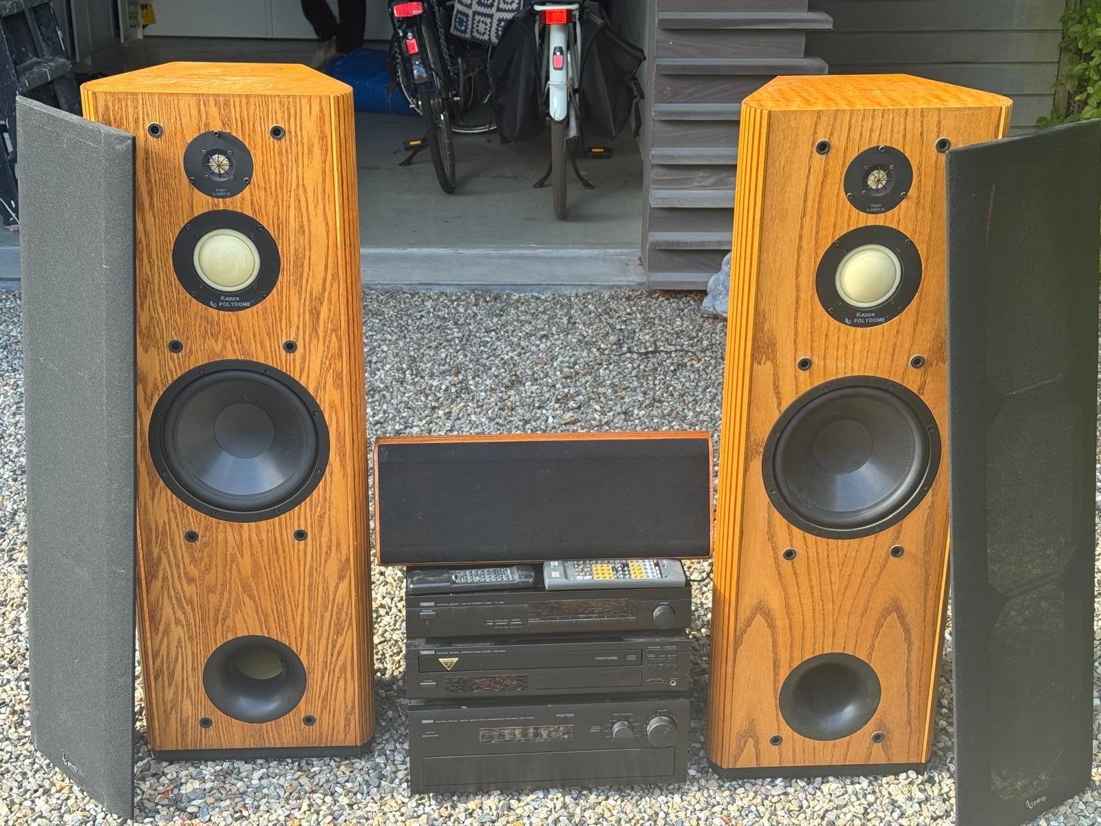 Yamaha Hifi-set met Infinity Kappa 7.1 speakers, Ophalen, Gebruikt, Cd-speler, Losse componenten