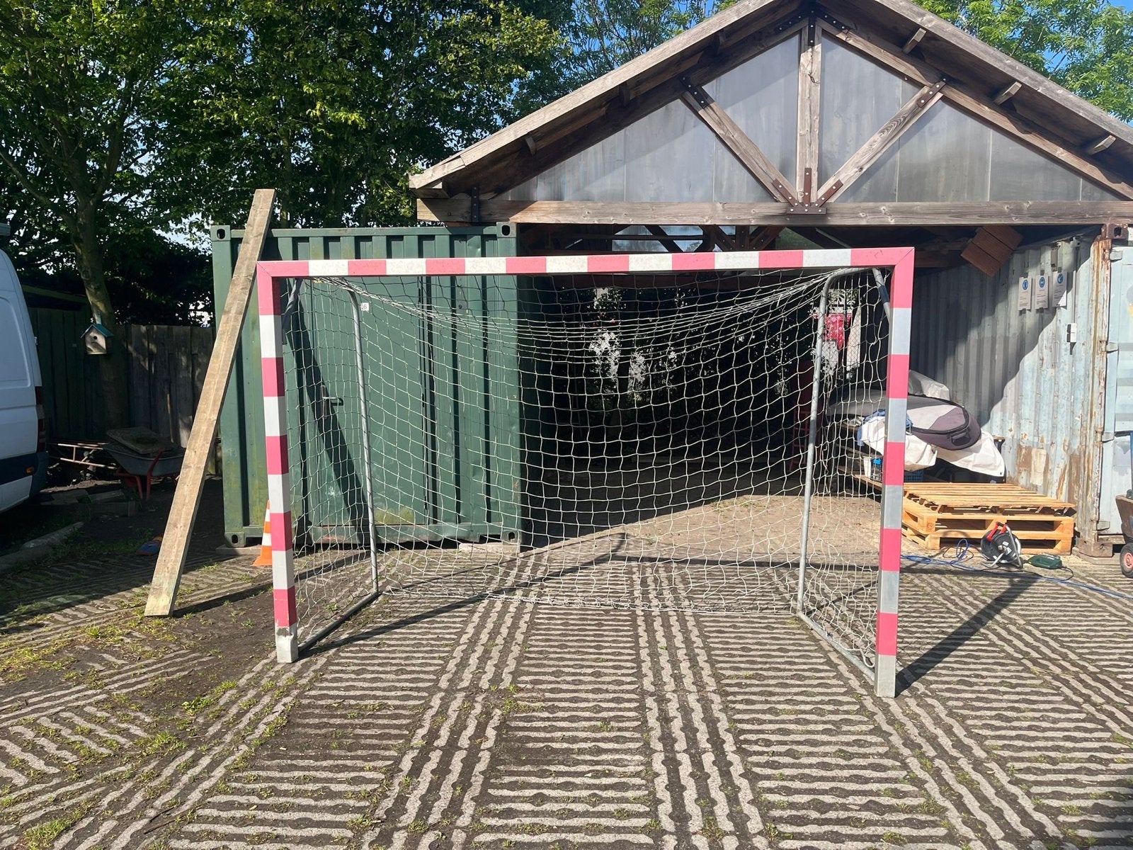 Handbaldoel - Robuust en klaar voor gebruik, Sport en Fitness, Ophalen, Gebruikt, Toebehoren