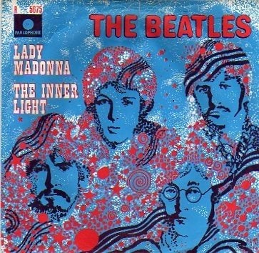 The Beatles- Lady Madonna, Gebruikt, 7 inch, Ophalen of Verzenden, Beschermende buitenhoes