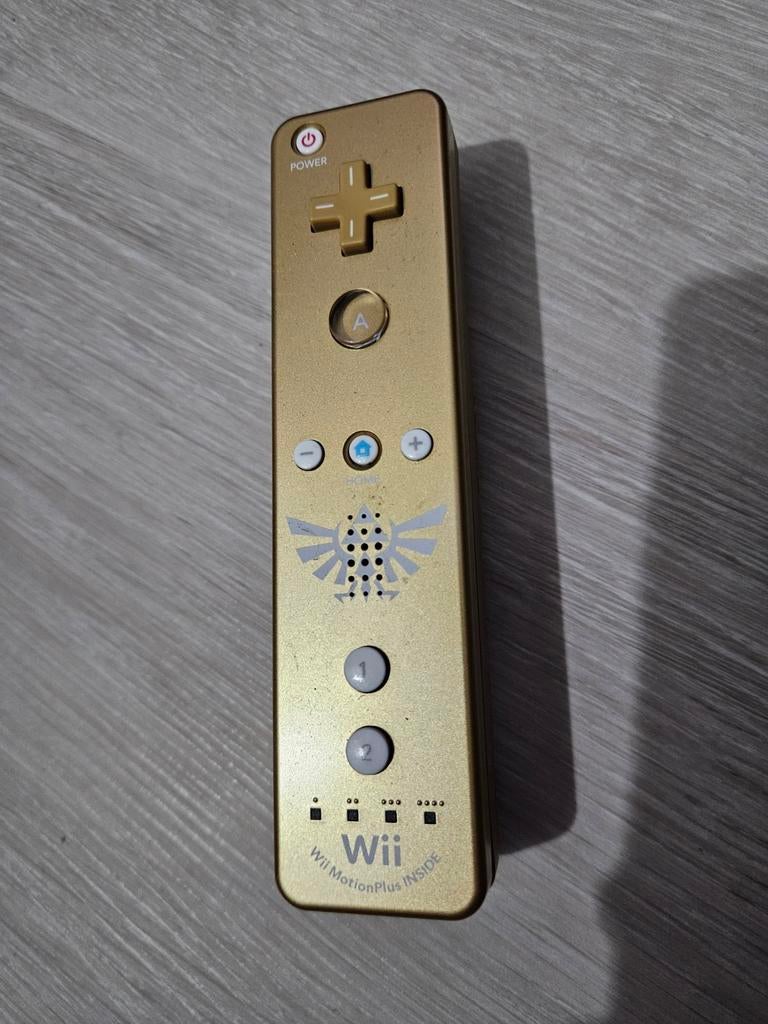 Wii Zelda Gouden Controller ZGAN, Ophalen of Verzenden, Zo goed als nieuw, Wii, Overige controllers