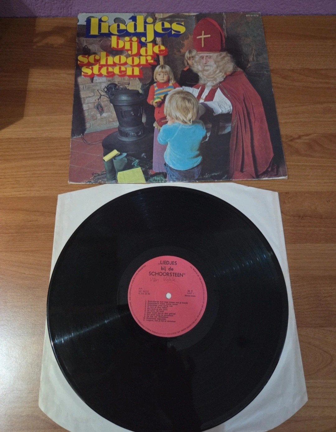 Liedjes bij de Schoorsteen - Sinterklaas LP, LP, Gebruikt, 6 tot 9 jaar, Ophalen of Verzenden