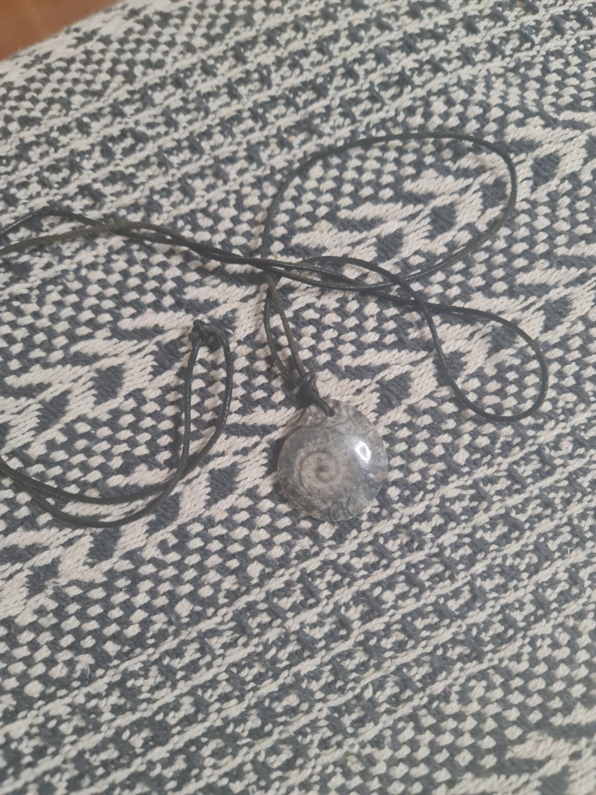 Ketting met fossiel hanger, Met hanger, Nieuw, Ophalen of Verzenden, Steen of Mineraal