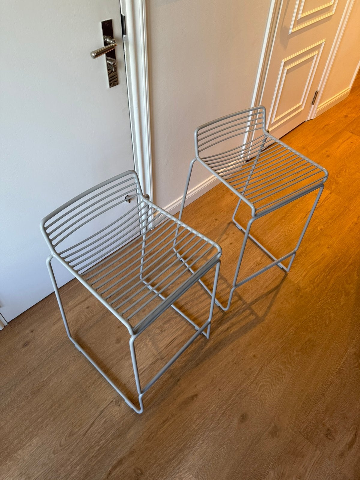 Hay Hee barkruk (barstools) 2x, Huis en Inrichting, 2 krukken, Ophalen, Zo goed als nieuw, 60 tot 90 cm
