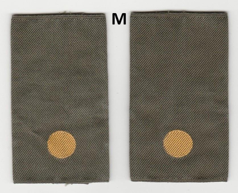 set rangen epauletten Vaandrig / Adjudant (M), Verzenden, Landmacht, Nederland, Embleem of Badge