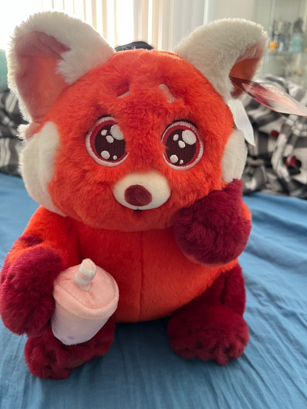 Knuffel/tas Turning Red panda ongebruikt, Ophalen of Verzenden, Zo goed als nieuw, Overige typen