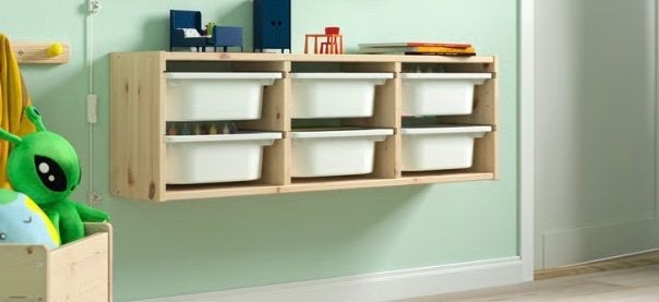 Trofast wand opberger IKEA kinderkamer 1 stuk, Ophalen, Zo goed als nieuw, 75 tot 100 cm, Minder dan 50 cm
