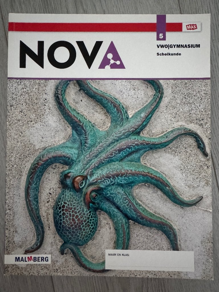 Nova 5 VWO Scheikunde, Ophalen, VWO, Scheikunde, Malmberg