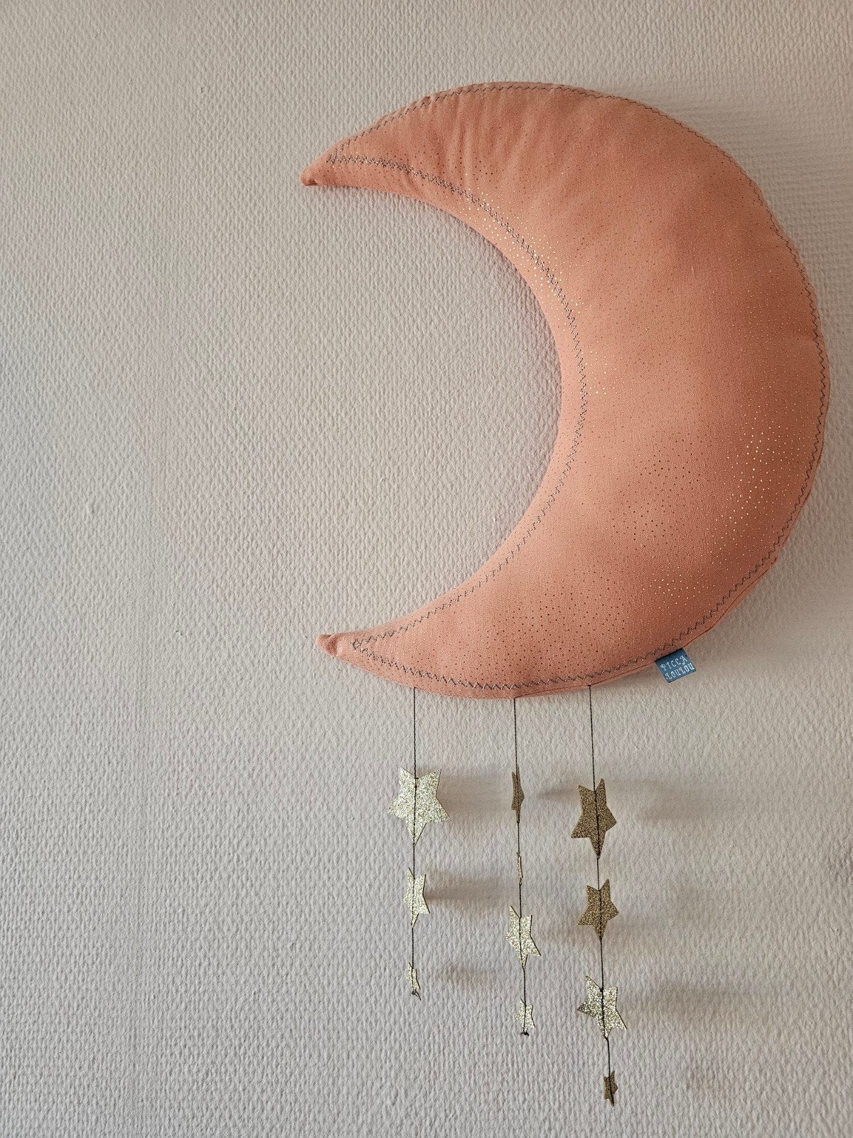 Picca Loulou Maan Mobiel Roze met Sterren, Overige merken, Ophalen of Verzenden, Zo goed als nieuw, Ophangbaar