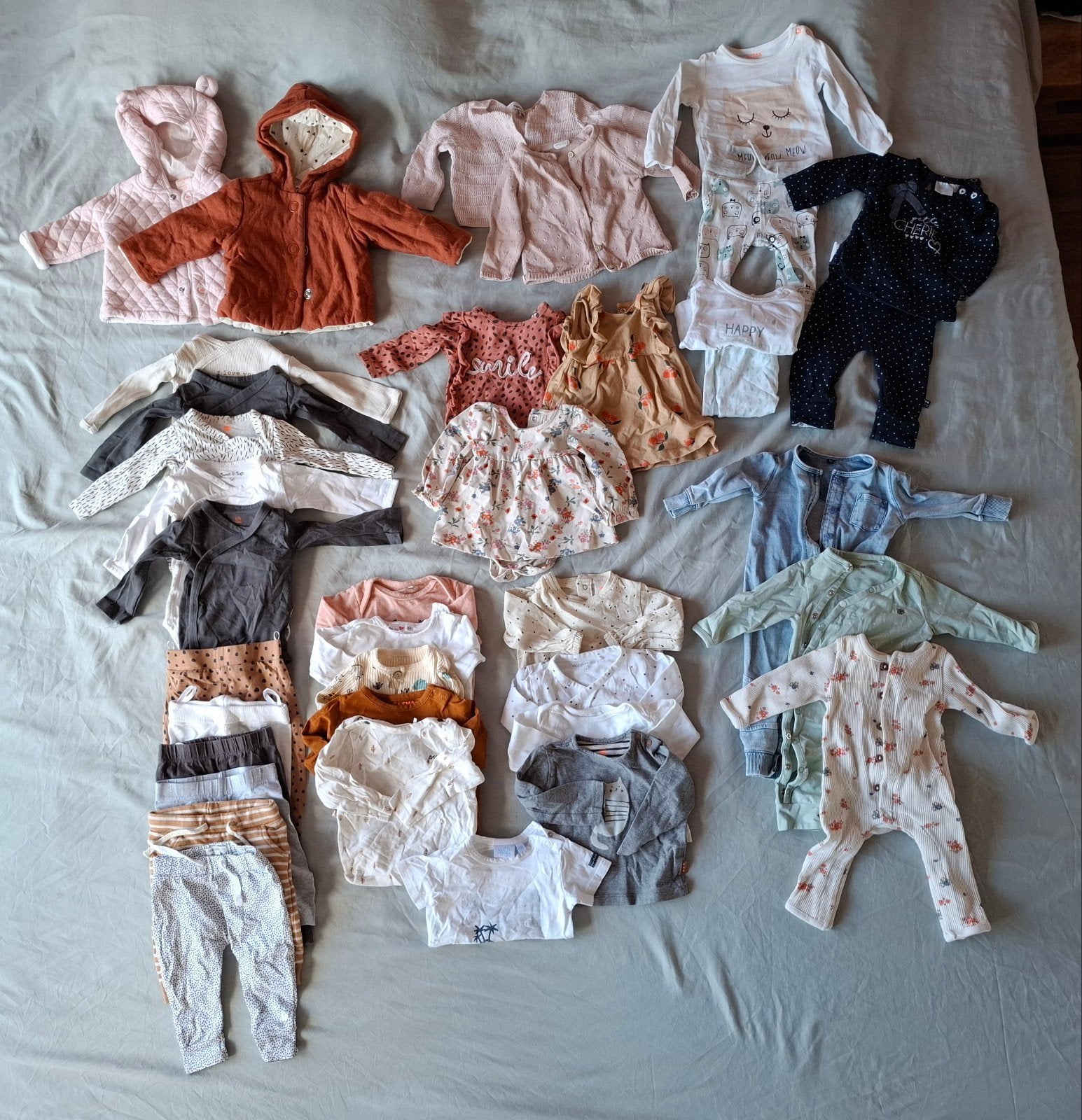 Maat 56 – Babykleding – 34 stuks, Ophalen of Verzenden, Zo goed als nieuw, Maat 56