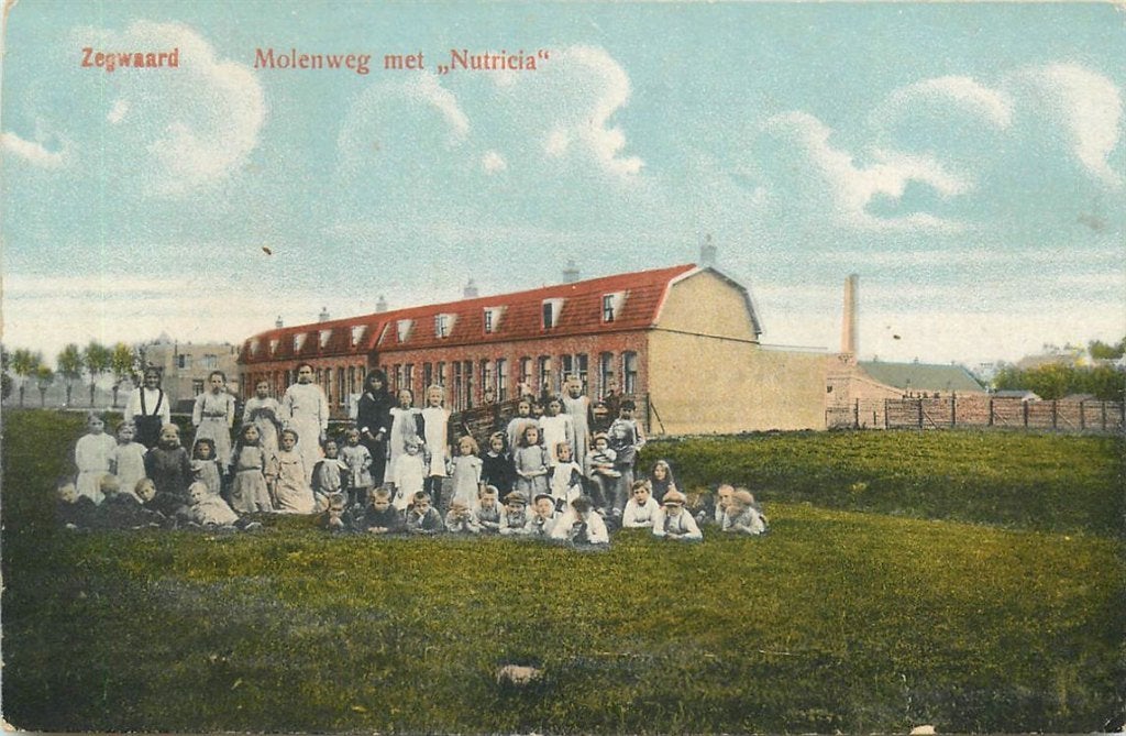702-088-041 Zegwaard Molenweg Met Nutricia, Verzamelen, Ansichtkaarten | Nederland, Verzenden, Voor 1920, Zuid-Holland