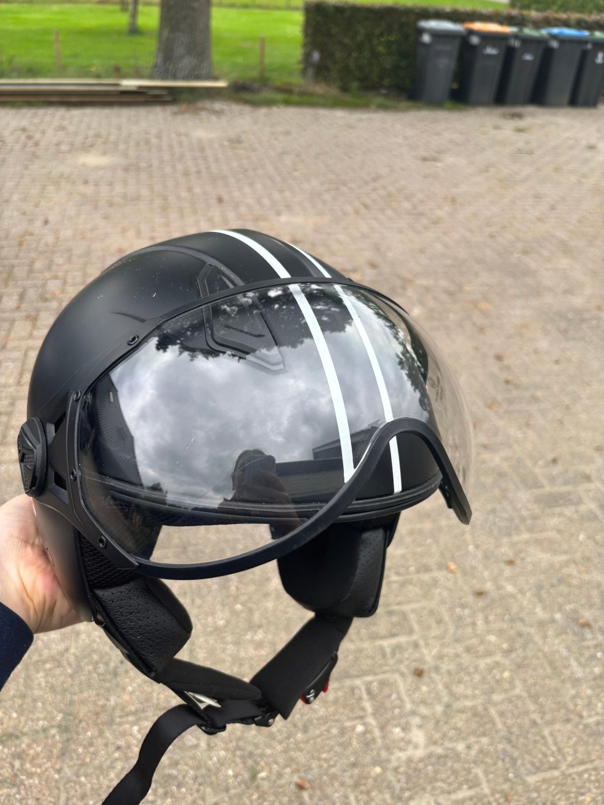 Scooter helm maat M. Vito moda, Fietsen en Brommers, Ophalen of Verzenden, Gebruikt, Medium