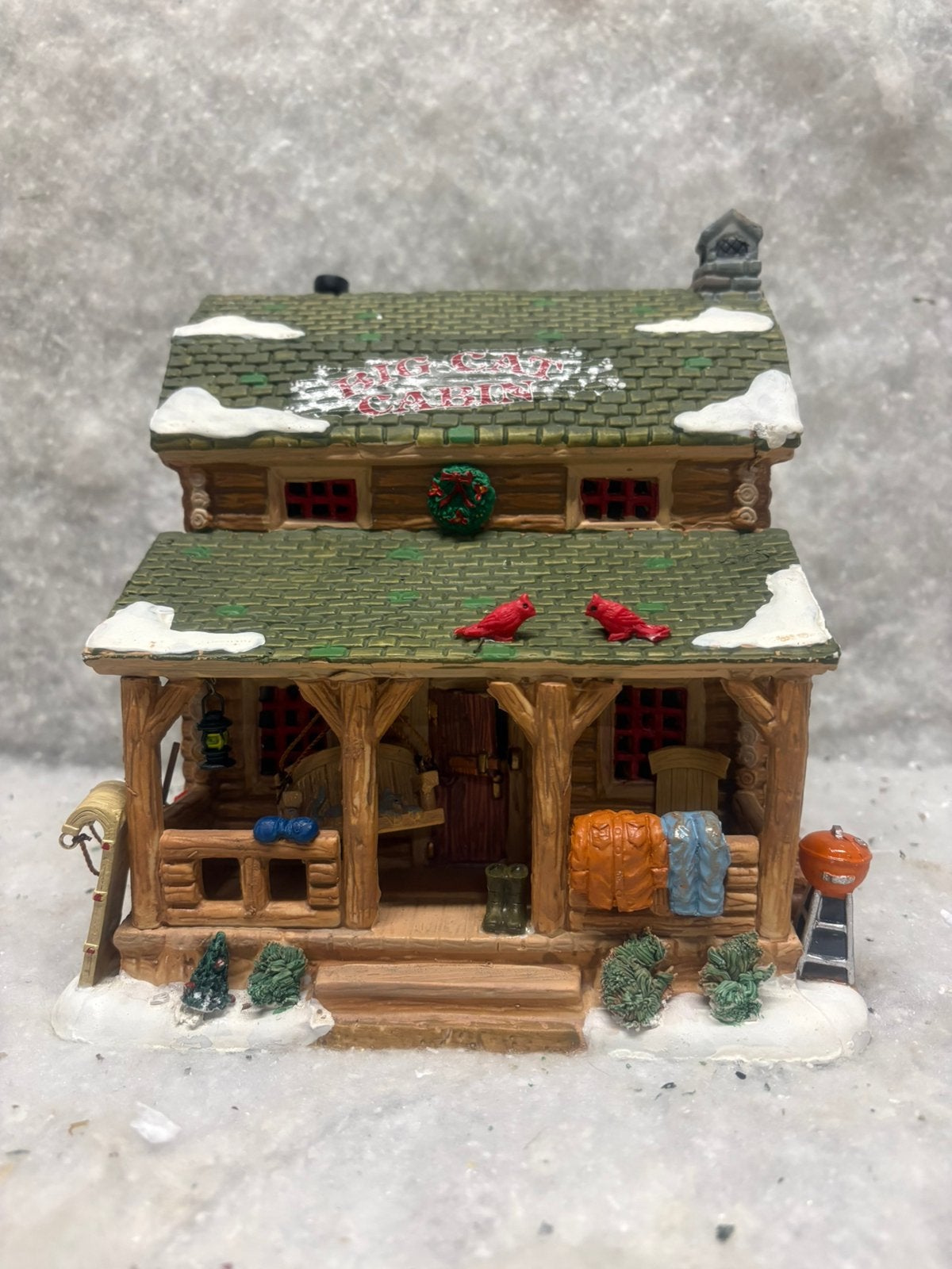 Lemax Big Cat Cabin, L, Zo goed als nieuw, L, L