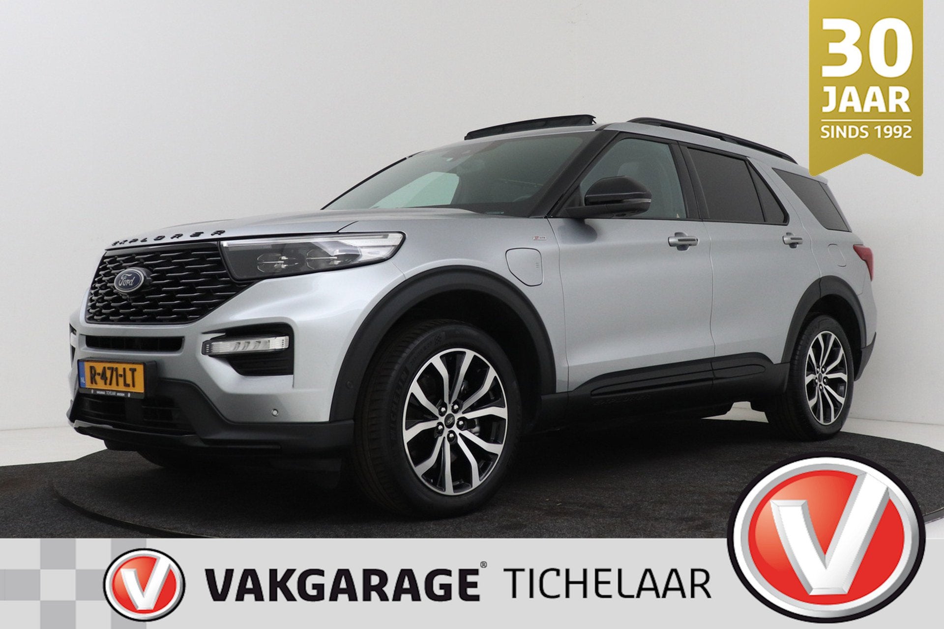 Ford Explorer 3.0 V6 EcoBoost PHEV ST-Line | Trekhaak | Pano, Auto's, Automaat, 2441 kg, Bedrijf, 2956 cc