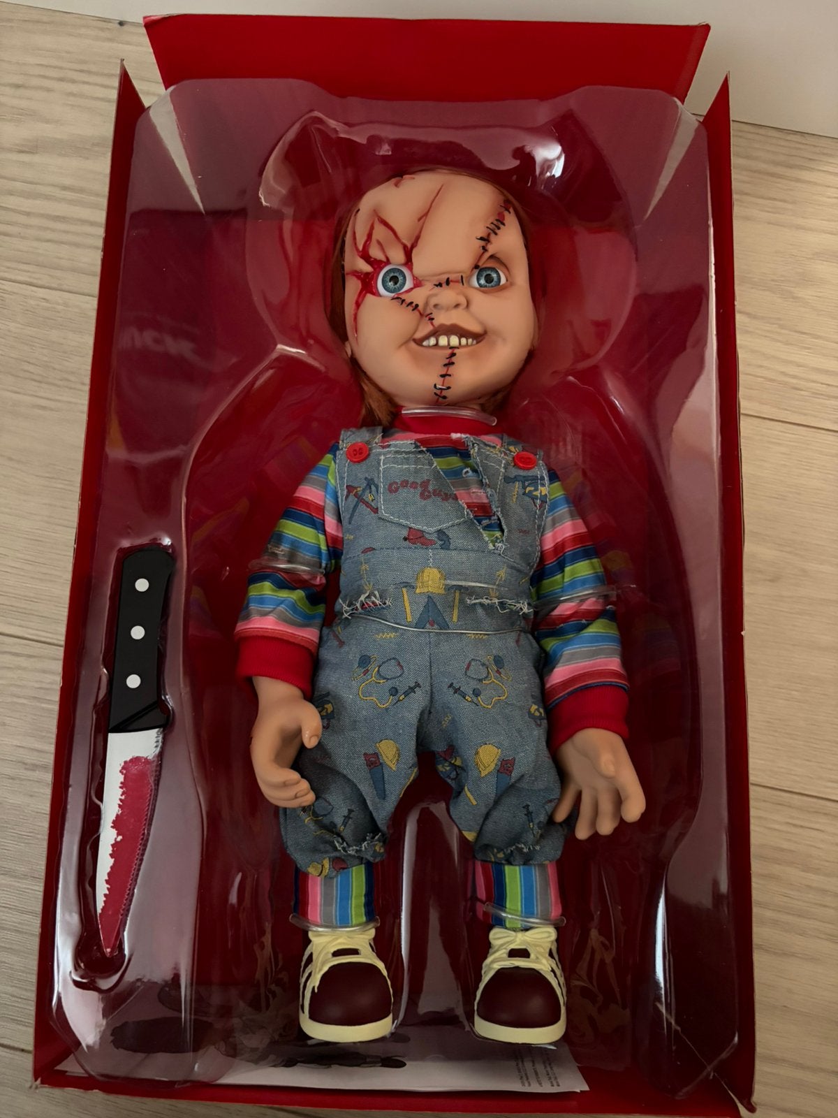 Mezco chucky pop nieuw in doos, Verzamelen, Ophalen of Verzenden, Zo goed als nieuw, Pop