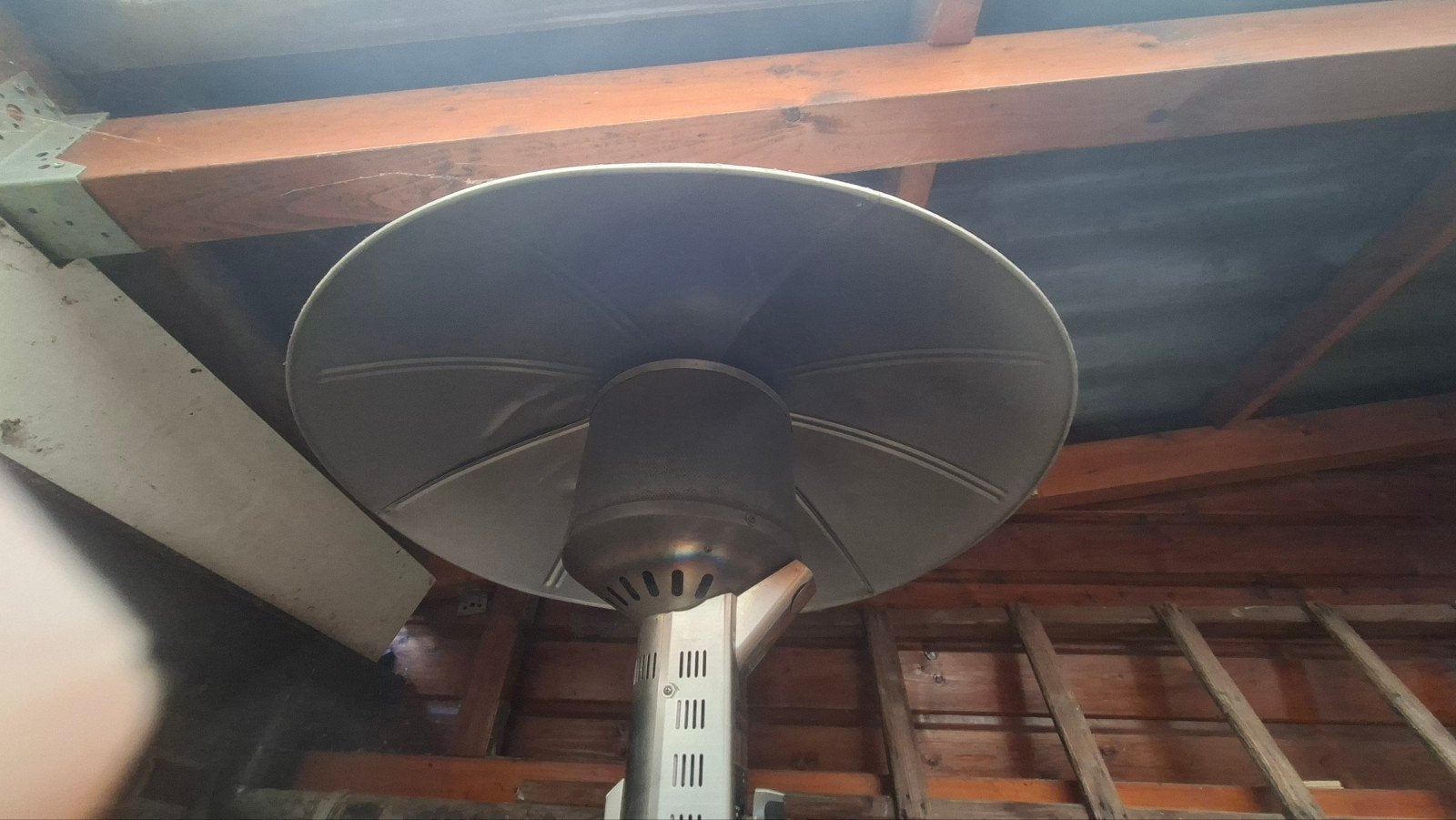 Terrasverwarmer op gas - Powertec, Tuin en Terras, Ophalen, Gebruikt, Gas, Vloer