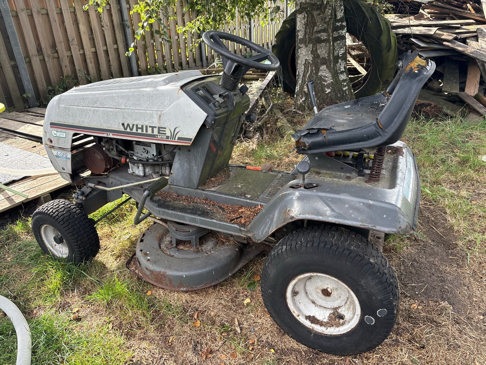 MTD White zitmaaier, Tuin en Terras, Ophalen, Gebruikt
