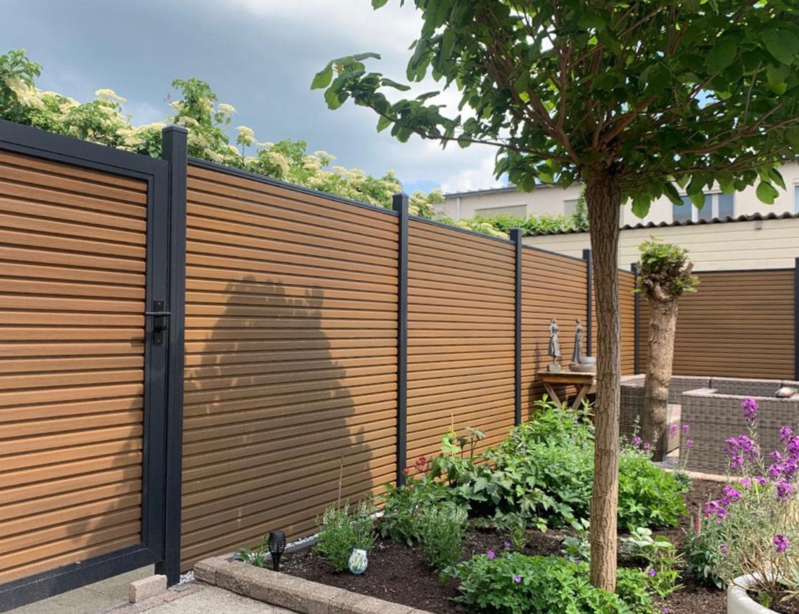 Composiet schutting & tuindeuren | Gratis offerte, Tuin en Terras, Kunststof, 1 tot 2 meter, Minder dan 3 meter, Nieuw