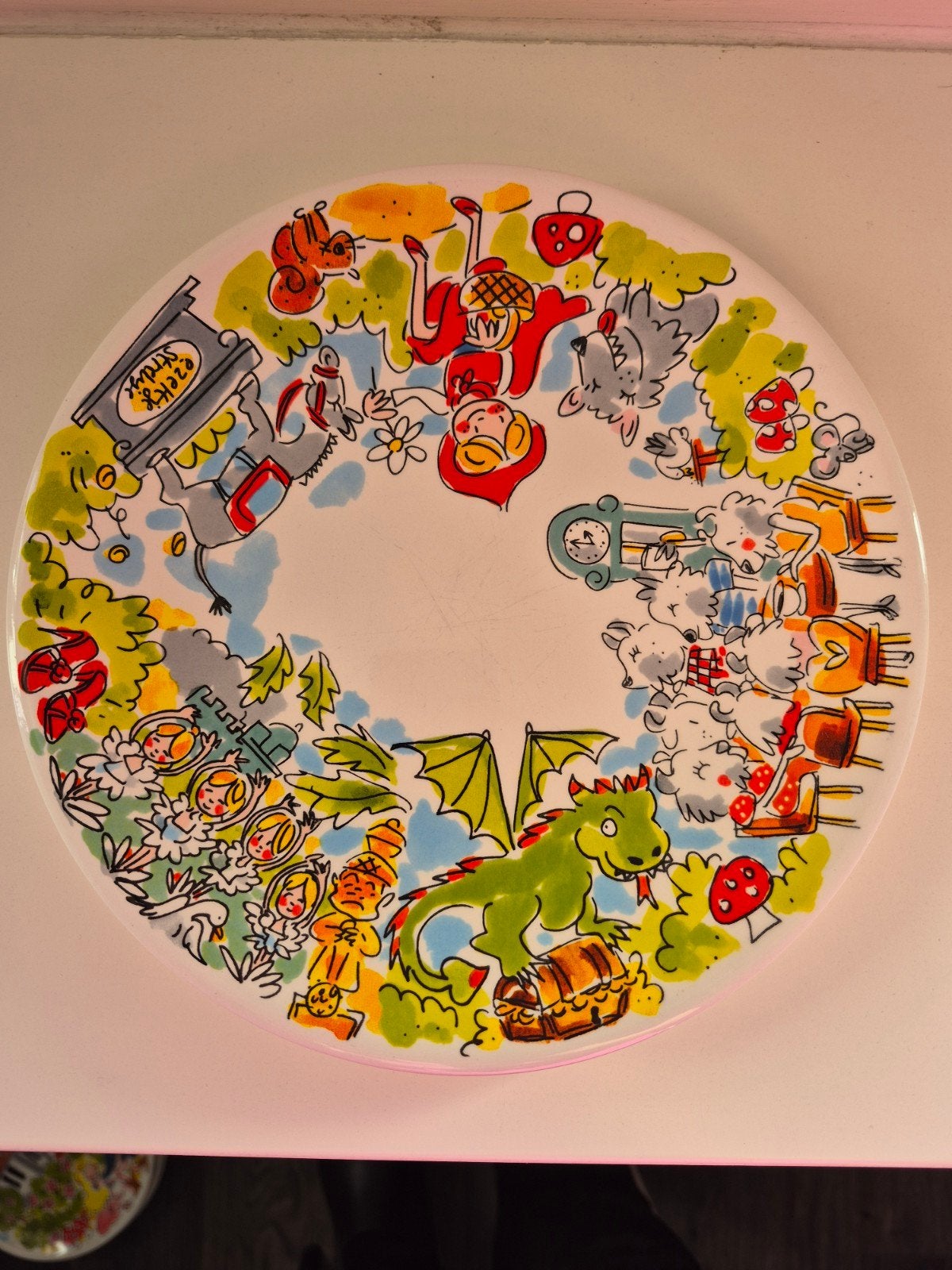 Blond Efteling Ontbijtbordje, Ophalen of Verzenden, Nieuw, Aardewerk