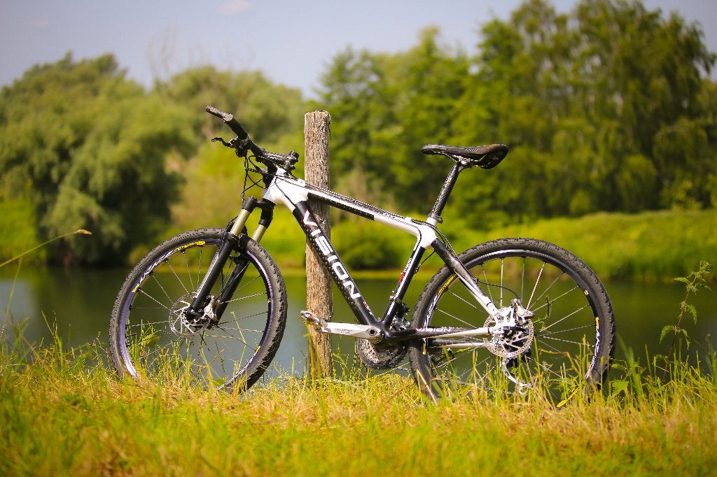 vision carbon mountainbike nieuwstaat, Heren, 49 tot 53 cm, Zo goed als nieuw, Schijfrem