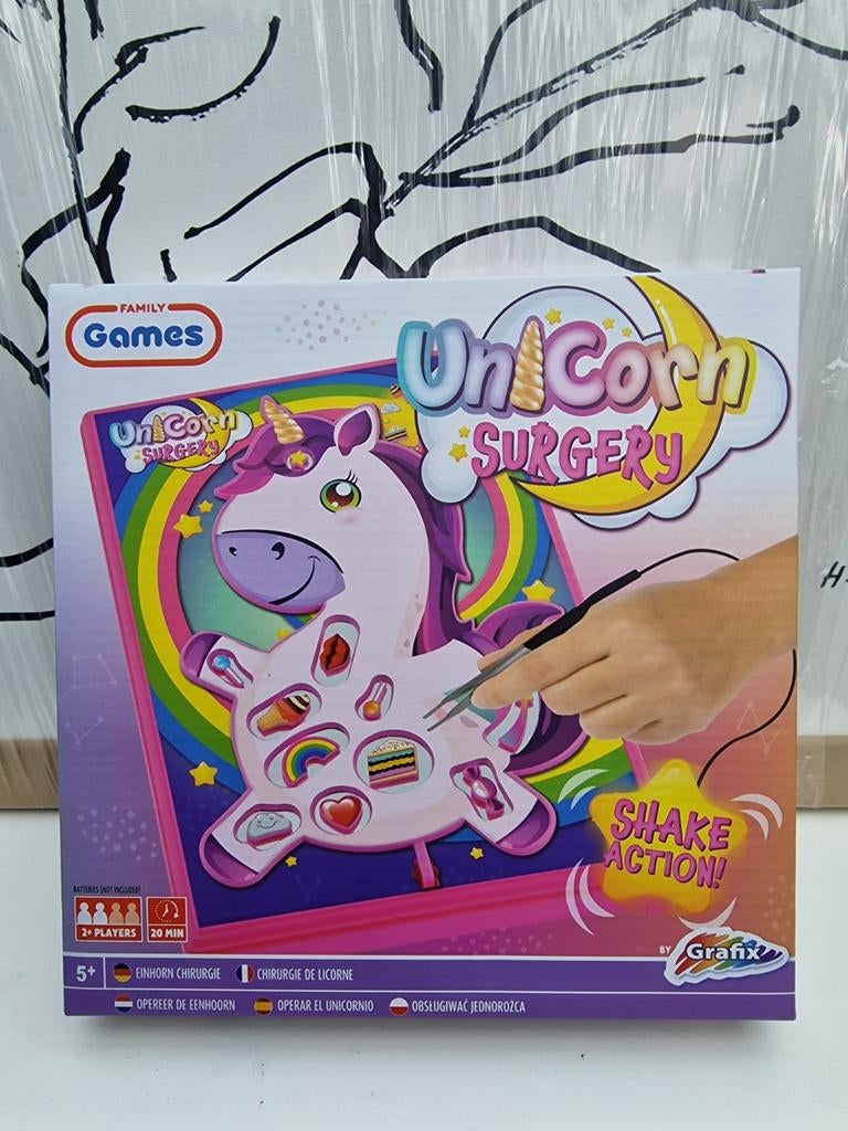 Unicorn Surgery spel, Hobby en Vrije tijd, Gezelschapsspellen | Bordspellen, Een of twee spelers, Ophalen of Verzenden, Nieuw