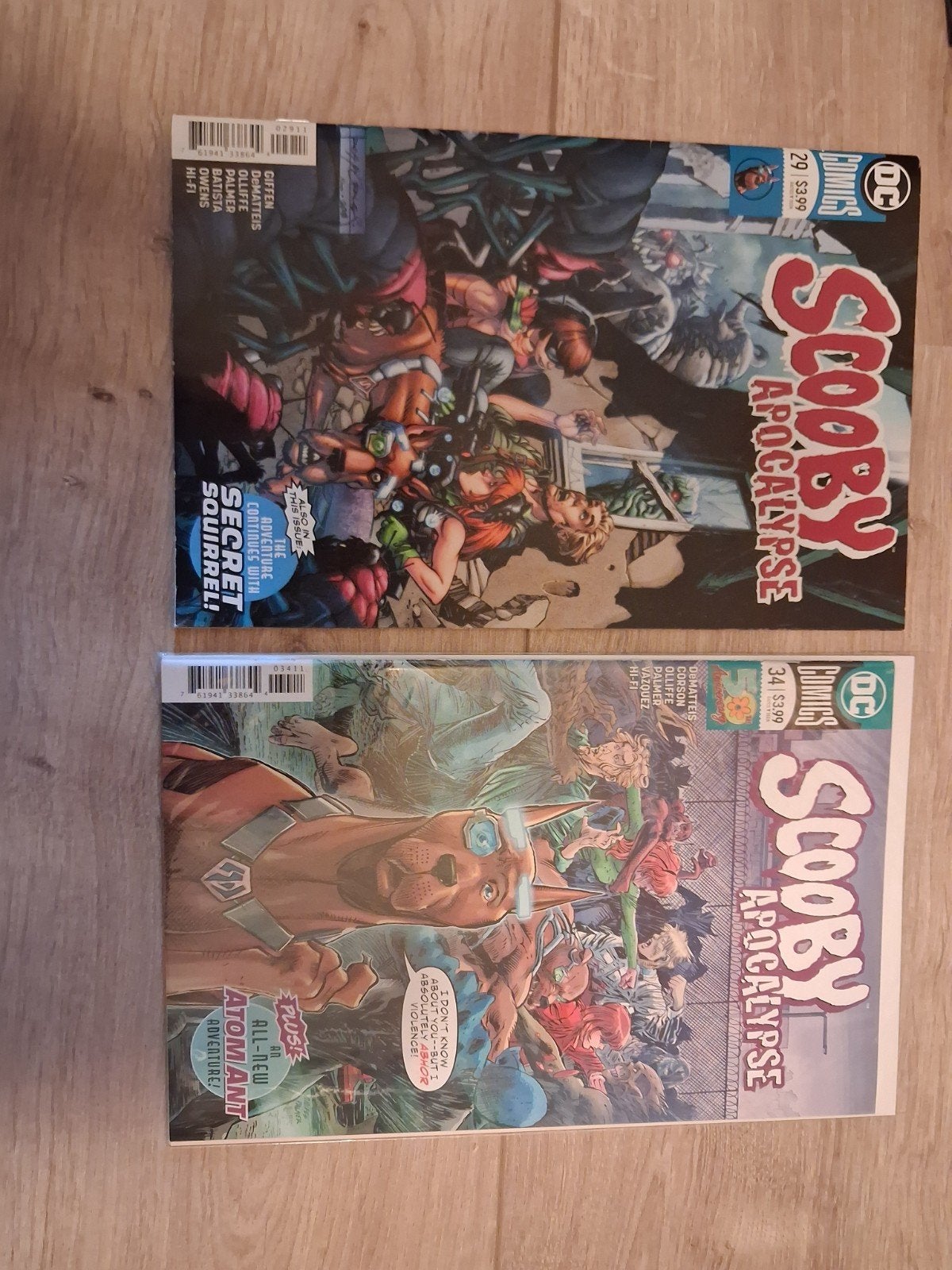 Scooby Apocalypse Comics - Nummers 29 & 34, Boeken, Amerika, Giffen, DeMatteis, Palmer, Ophalen of Verzenden, Zo goed als nieuw