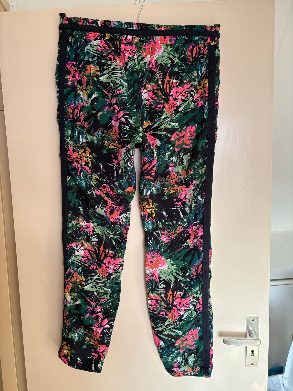 Zomerse bloemenprint broek van Except by Shoeby, Maat 38/40 (M), Overige kleuren, Ophalen of Verzenden, Zo goed als nieuw
