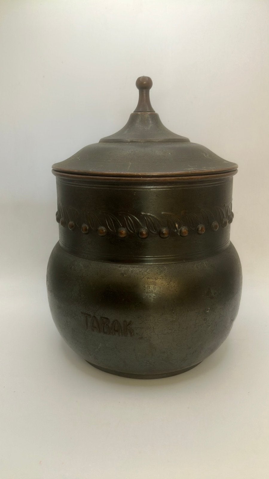 Bredemeyer tabakspot met patina., Ophalen of Verzenden