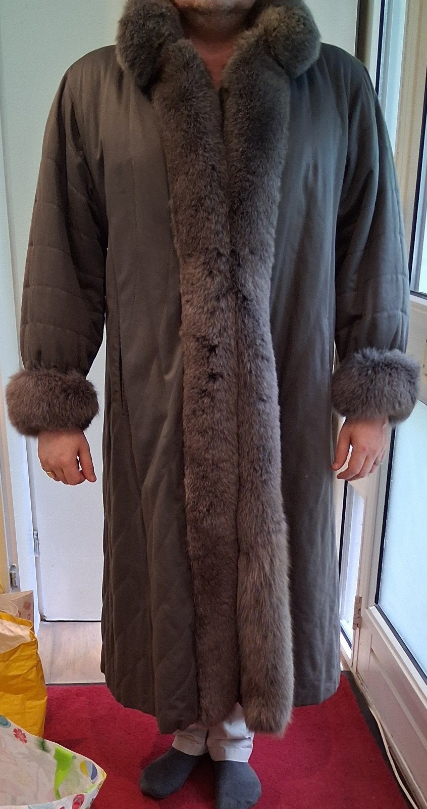 fashion fur bontjas, Ophalen, Nieuw, Maat 46/48 (XL) of groter, Grijs