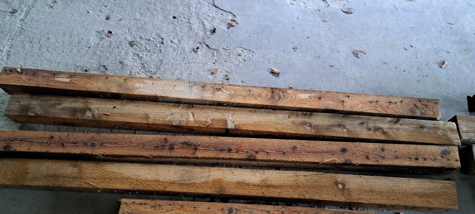 Gebruikte houten balken 8x360cm 8x250cm  4x200cm 4x100cm, Ophalen, Gebruikt, Grenen, Balk