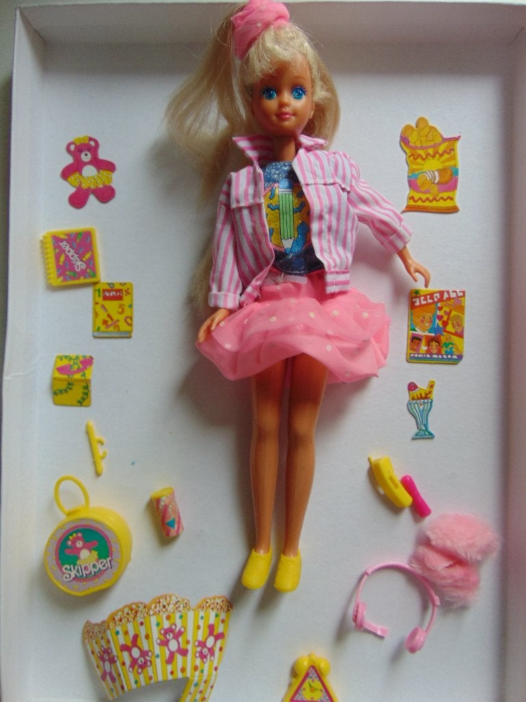 Vintage Mattel Teen Time Skipper, Verzamelen, Poppen, Ophalen of Verzenden, Gebruikt, Pop