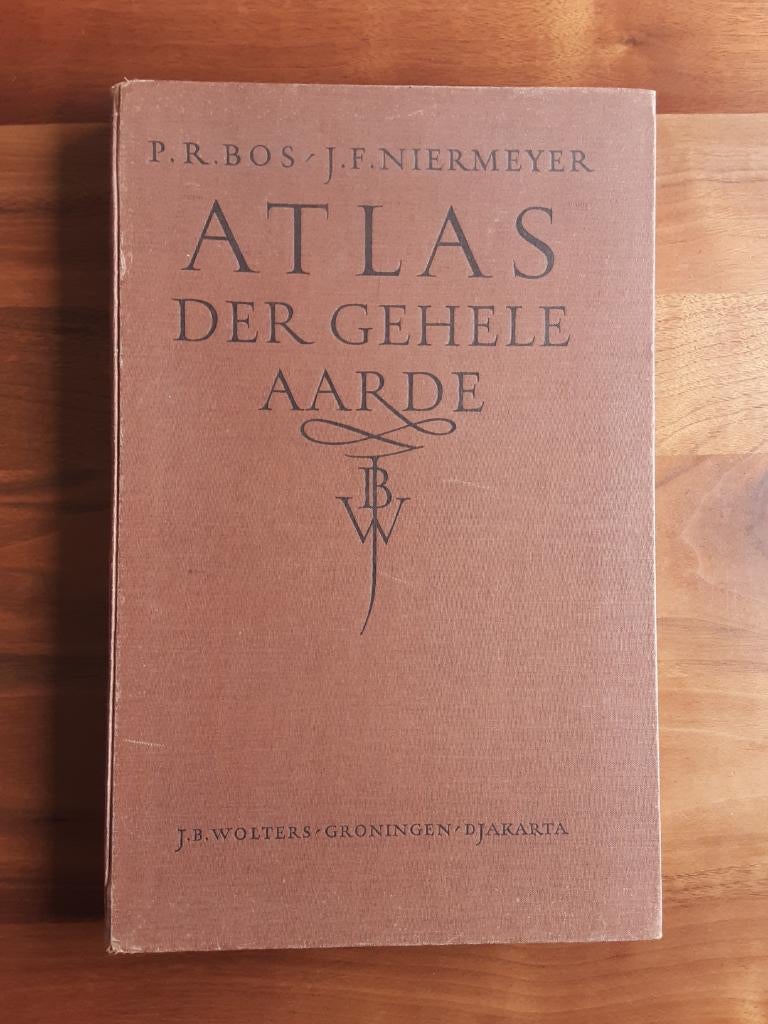 Atlas der Gehele Aarde ( 1955 ), Gelezen, Overige atlassen, Diverse auteurs, Ophalen of Verzenden