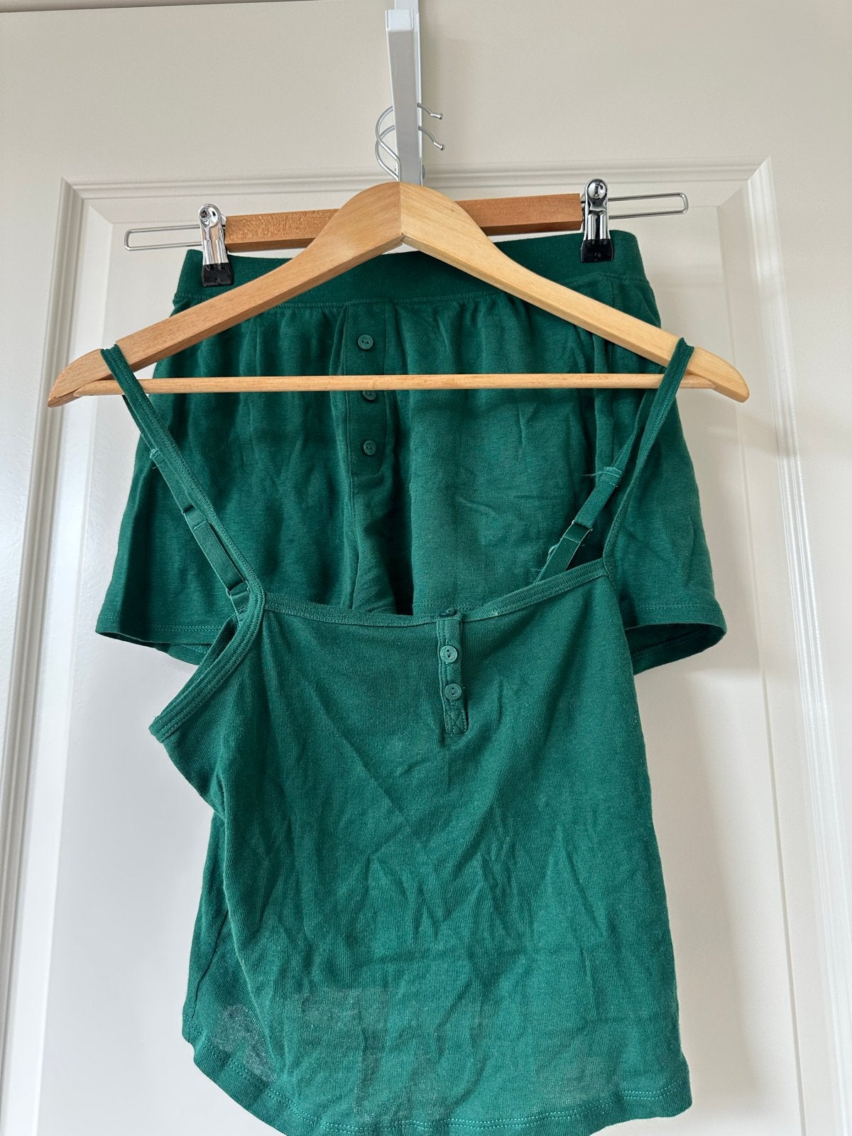 Victoria's Secret PINK Pyjama Set - Groen - Maat Small, Kleding | Dames, Ondergoed en Lingerie, Ophalen of Verzenden, Groen, Nachtkleding
