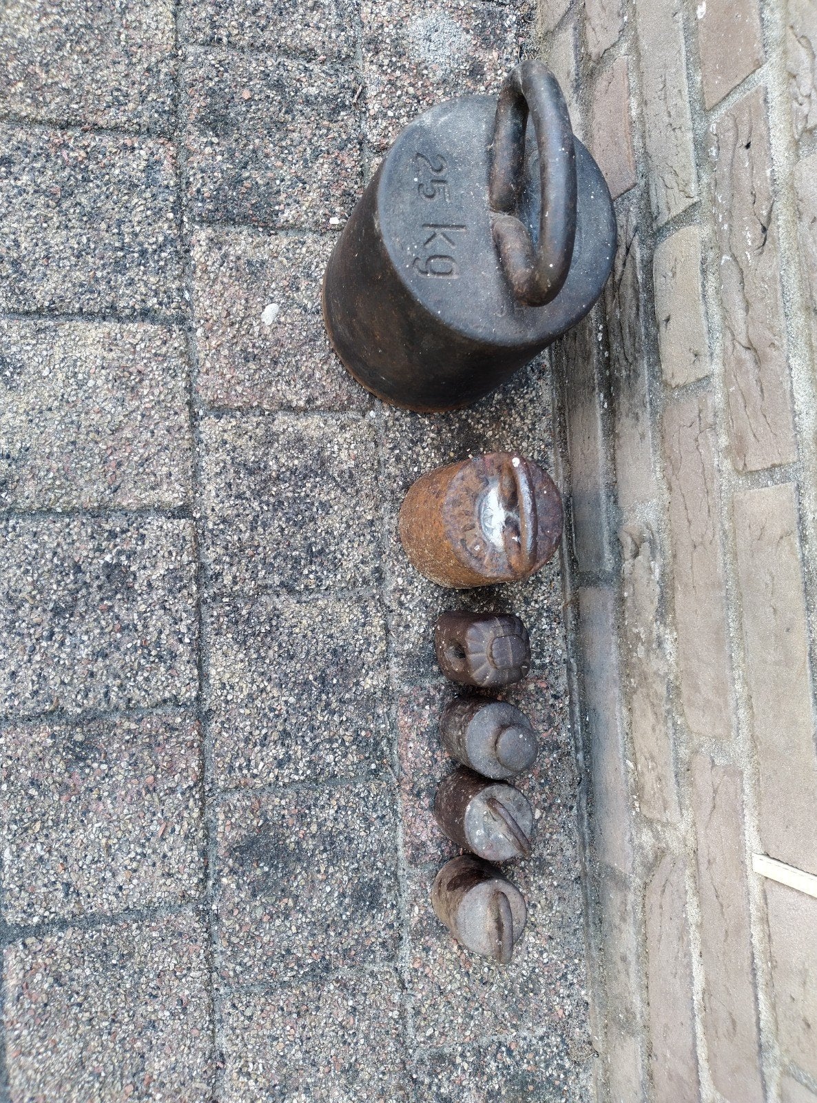 Oude gewichten, Antiek en Kunst, Antiek | Gereedschap en Instrumenten, Ophalen