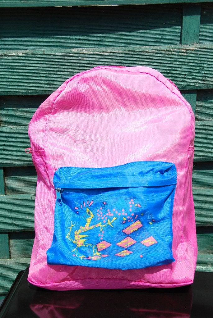Leuke roze rugzak rugtas, Sieraden, Tassen en Uiterlijk, Tassen | Rugtassen, Verzenden, Gebruikt, Overige merken, 30 tot 45 cm