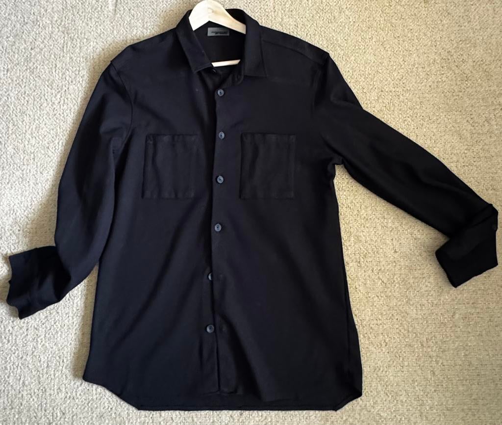 Drykorn DRYNAMIC: XL-overhemdachtig zwart jasje zgan, Ophalen of Verzenden, Zo goed als nieuw, Maat 56/58 (XL), Zwart