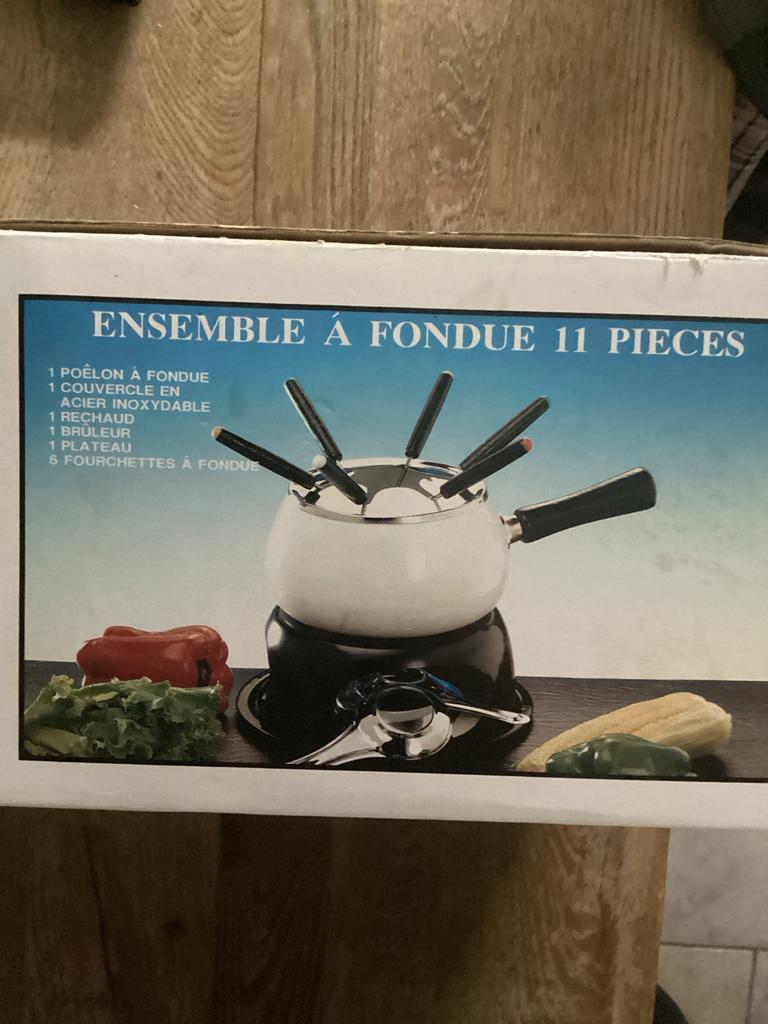 Complete Fondue Set - 11 Delig - Nieuw in Doos, Ophalen of Verzenden, Nieuw, Brander, Fondueset