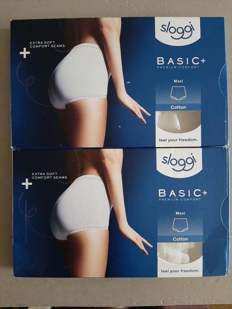 Sloggi basic maxi slip maat 38 Nieuw!, Kleding | Dames, Ondergoed en Lingerie, Slip, Wit, Ophalen of Verzenden