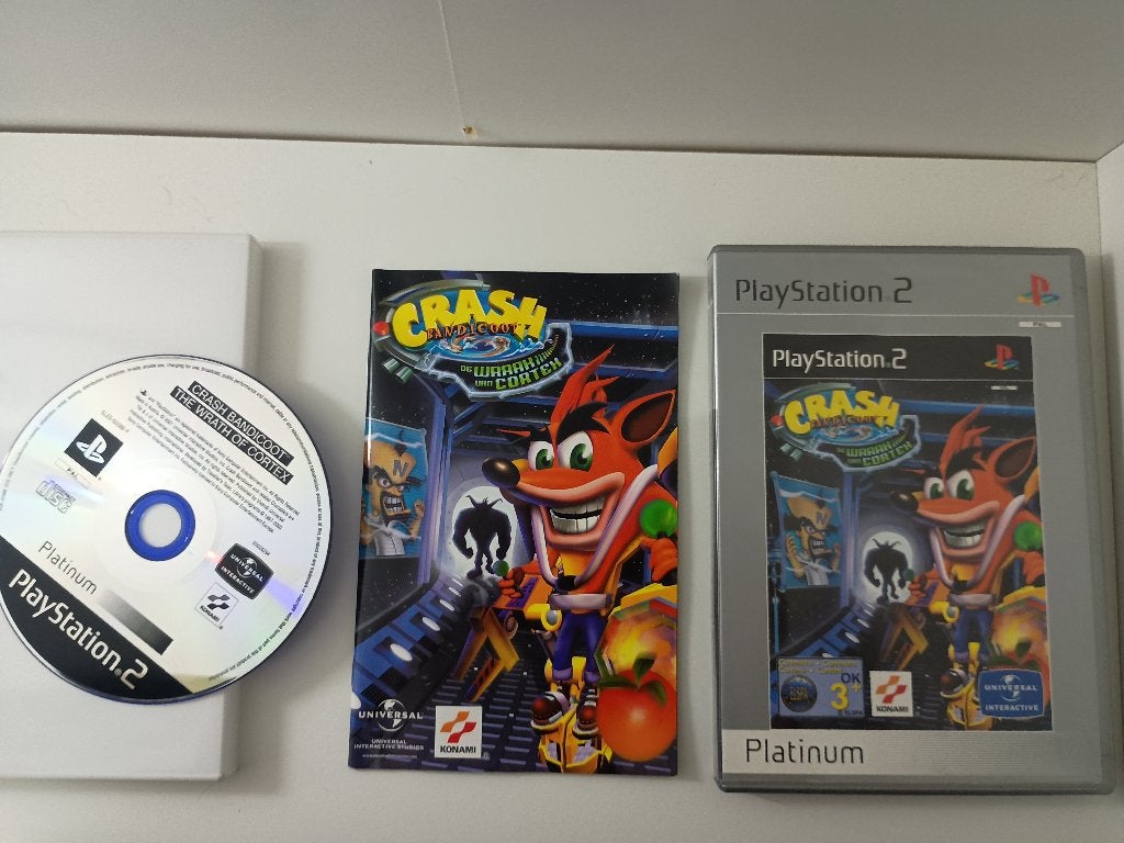 Crash Bandicoot de wraak van Cortex, Avontuur en Actie, 1 speler, Ophalen of Verzenden, Zo goed als nieuw