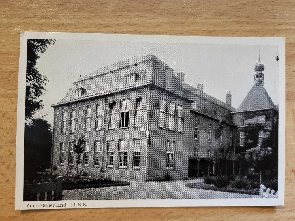 ansicht OUD BEIJERLAND HBS school H.B.S., Verzamelen, Ophalen of Verzenden, Voor 1920, Zuid-Holland