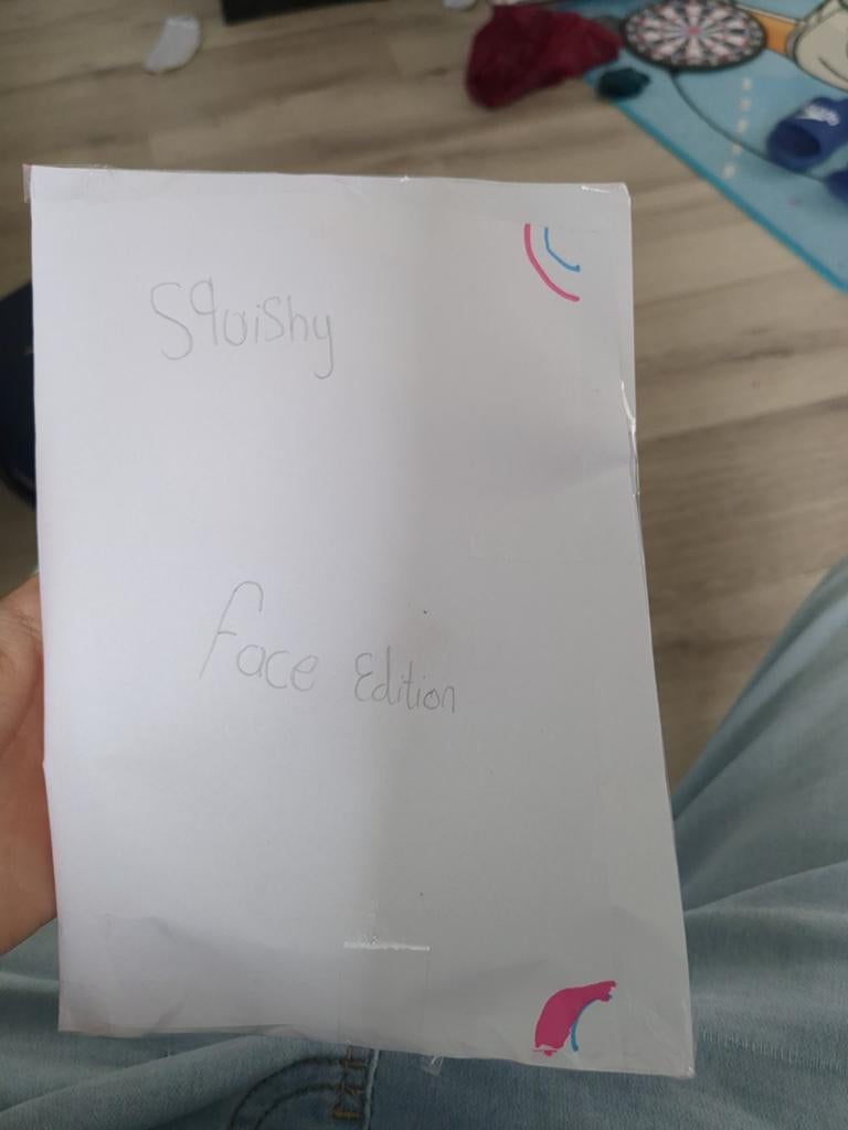 Squishy met gezicht - Smirk en Happy editie, Ophalen of Verzenden, Nieuw, Jongen of Meisje