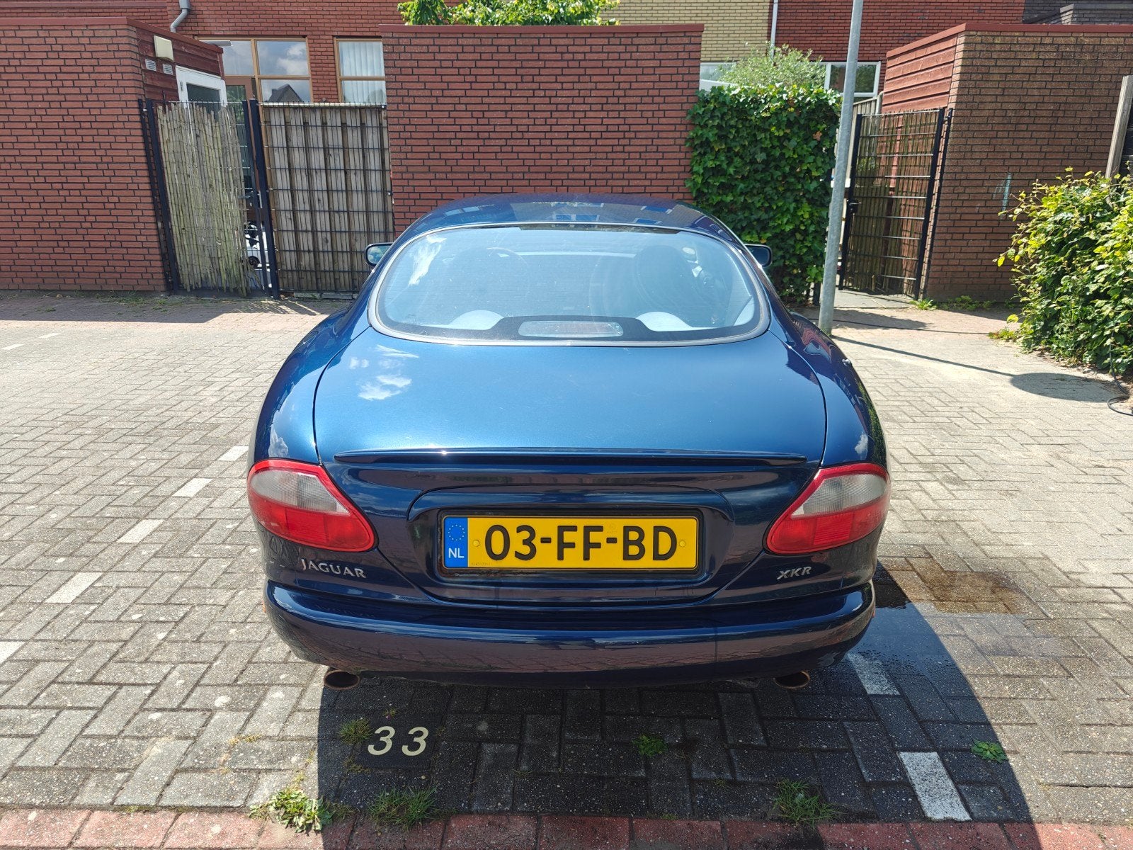 Jaguar XK 4.0 Supercharger Coupe 2000 Blauw, foto 4