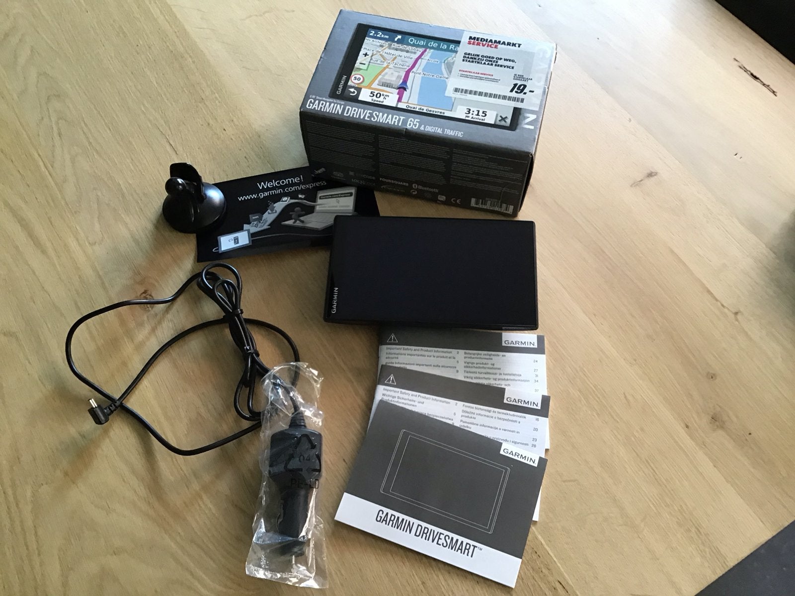 Garmin DriveSmart 65 & Digital Traffic, Ophalen of Verzenden, Zo goed als nieuw