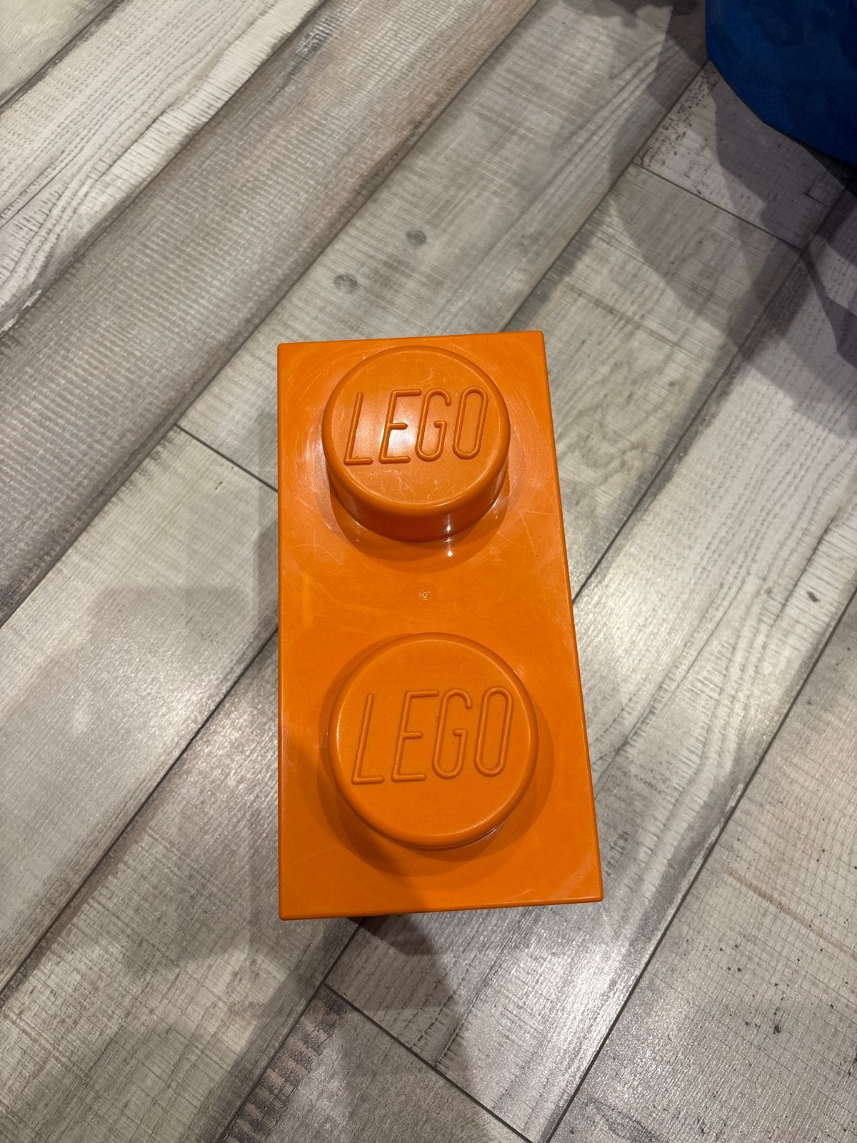 Grote oranje LEGO opbergdoos, Ophalen, Gebruikt, Overige typen, Lego