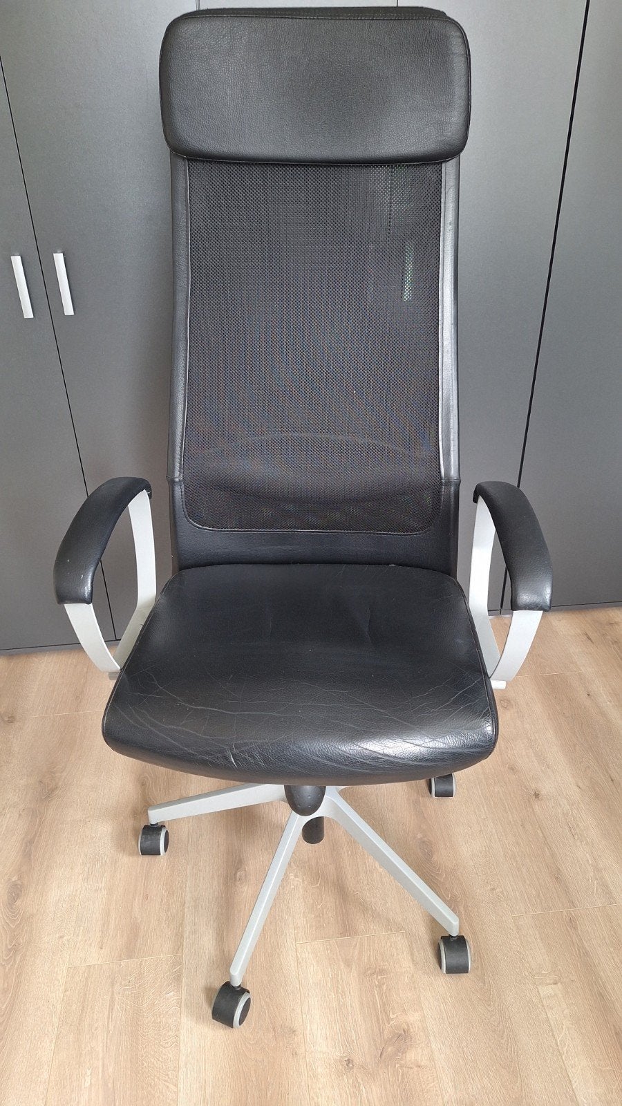 Ikea Markus Bureaustoel - Zwart, Ergonomisch, Huis en Inrichting, Ophalen, Gebruikt, Zwart, Bureaustoel