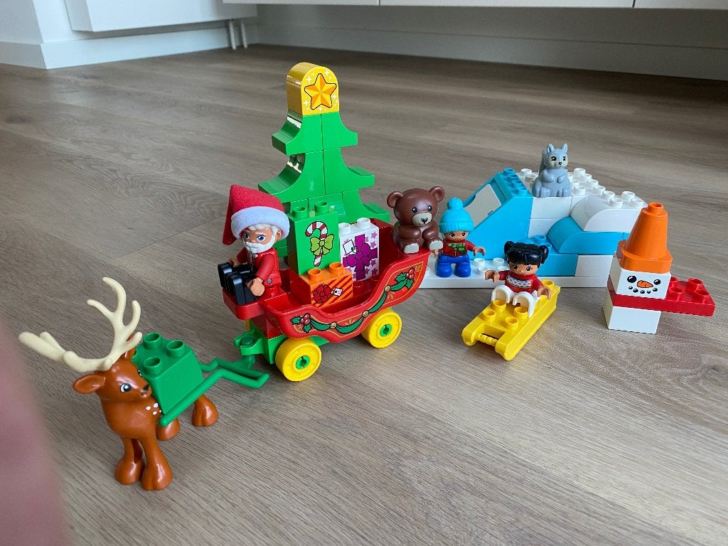 Lego Duplo Kerst, Ophalen of Verzenden, Zo goed als nieuw, Compleet, Duplo